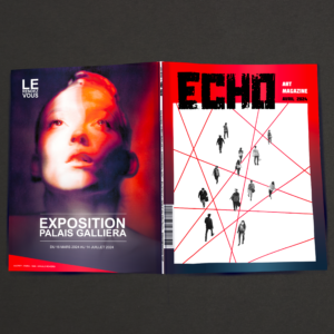 Design première de couverture magazine d'art engagé